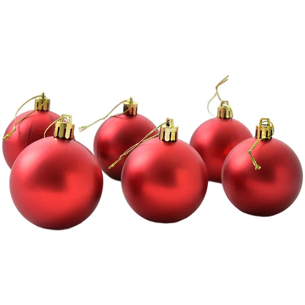 Glossy Matte Finish Christmas Tree Ornament Balls Plastic Decorative Spheres for Holiday Tree Shop and Mall Decoration