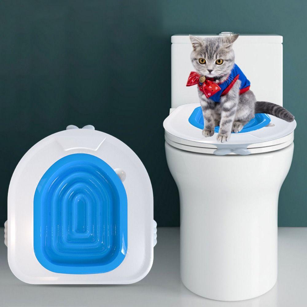 Cheap Type Plastic Reusable Cat Litter Box Mat Toilet Training Seat Pet