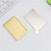 Portable Stainless Steel Cosmetic Mirror Stainless Steel Pocket Make Up Mirror  Girl Lady