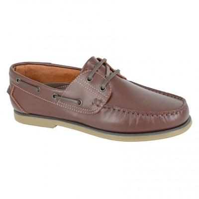 Rdek Mens Leather Non Marking Loafers