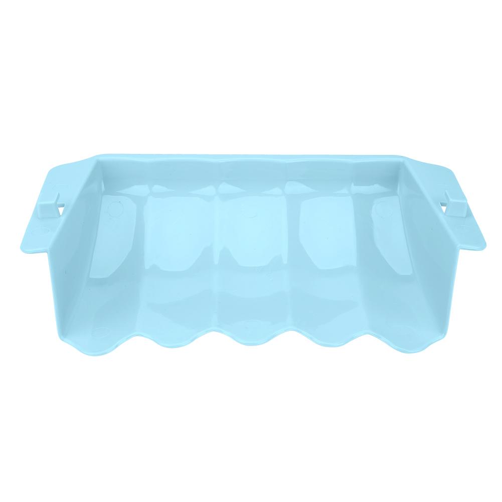 Simple Plastic Grass Feeder Pet Hay Bowl Dish Rack Holder Rabbit Rat(Blue)