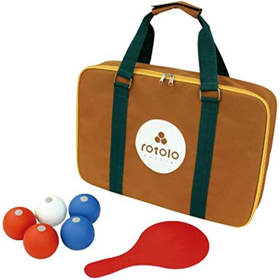 Sanwa UniBoccia Rotoro Boccia Set with Storage Case