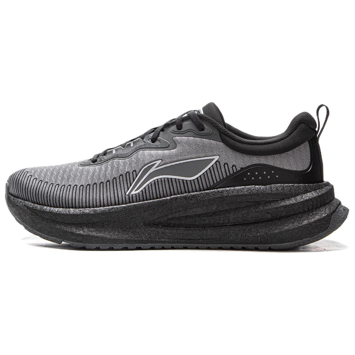 

New LiNing Shock Absorbers Slip Resistant Abrasion Resistant Breathable Low Top Running Shoes Men s Coal Smoke Gray ARSV095-5 43