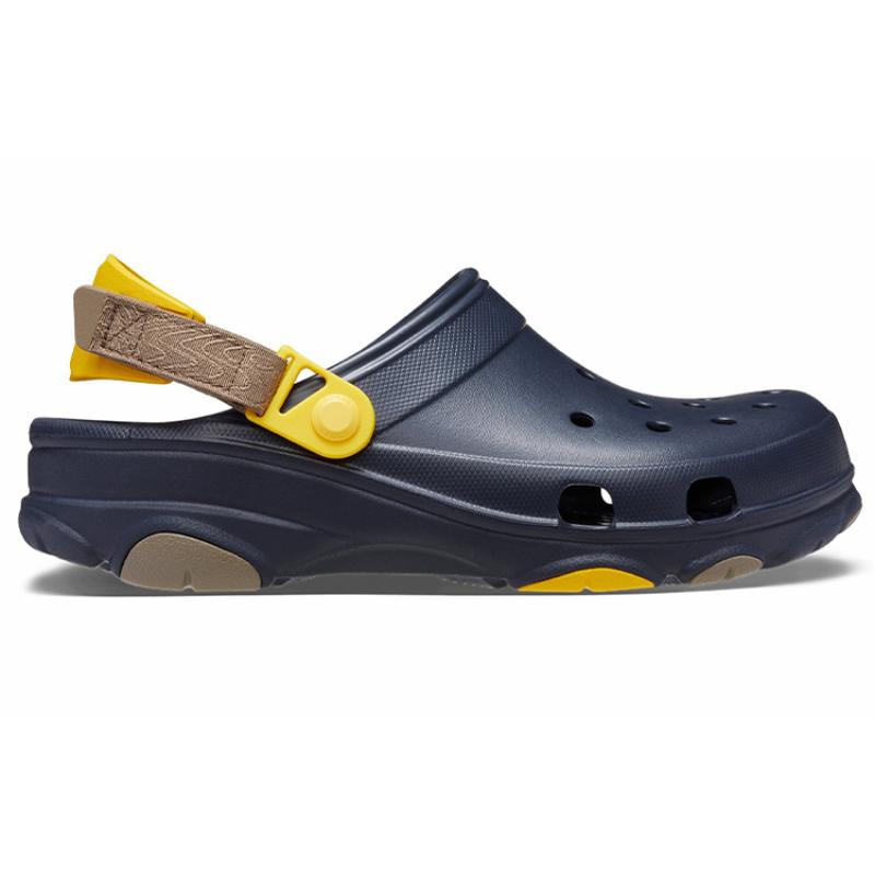Crocs Beach Clog Sports Sandals Unisex Dark Blue Clog 'Navy Yellow'