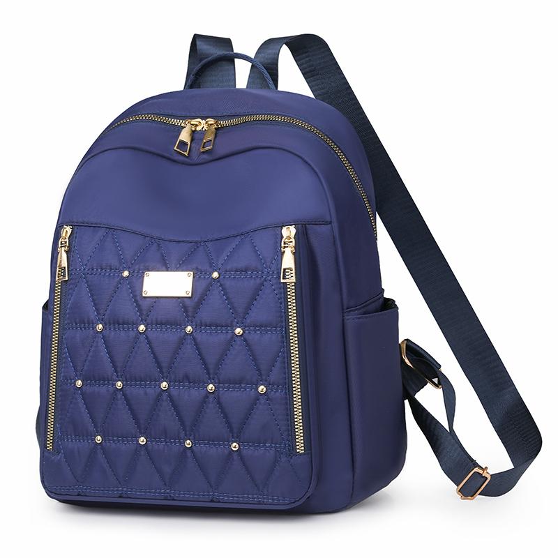 Backpack Women's Rivet Small Backpack Lightweight Travel Bag