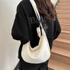 Nylon Clutch Bag for Women Fashion Solid Color Shoulder Crossbody Purse Trendy Daily Casual Handbag KTB