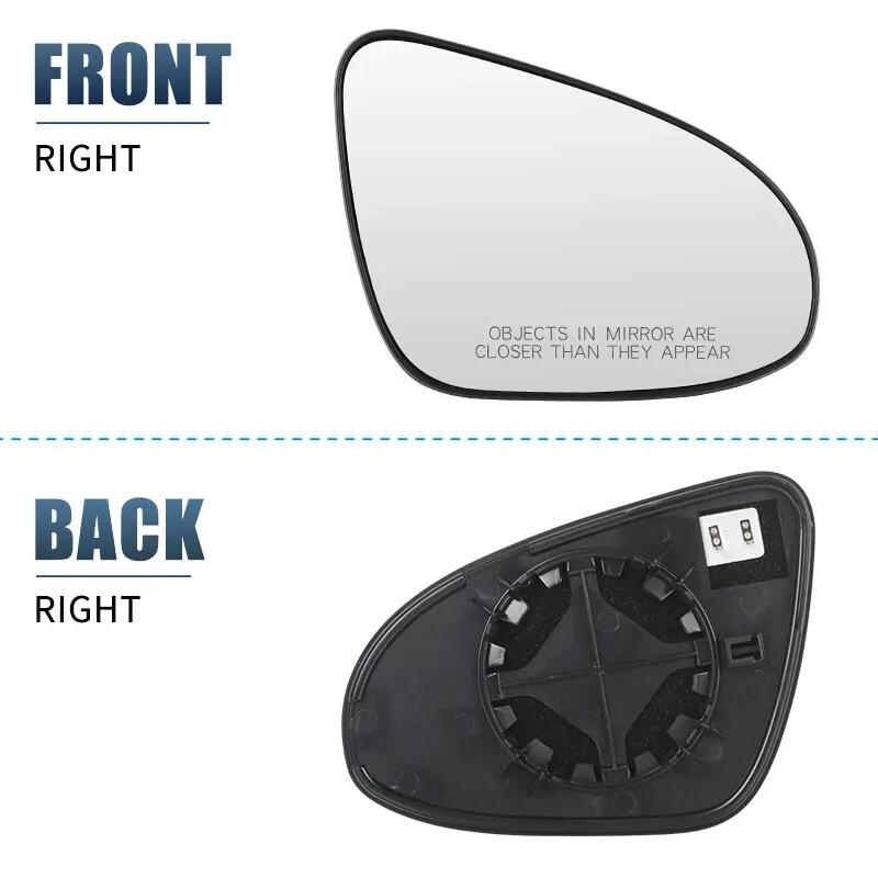 For US Toyota Corolla 2014-2018 1PCS Outer Rearview Side Wing Mirror Glass Lens Reflector Lens Car Accessories With Heated