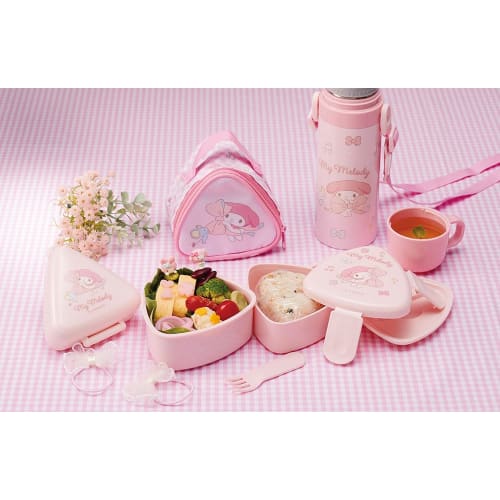 Skater Children's Water Bottle, 2-Way, 470ml (Direct Drinking) or 430ml (Cup Drinking), Sanrio My Melody Big Ribbon, Girls' Stainless Steel, Insulated