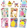 Easter Stickers, Easter Basket Stuffers Easter Egg Decorating Bunny Stickers, Activities Party Easter Crafts Gifts Bags Stickers
