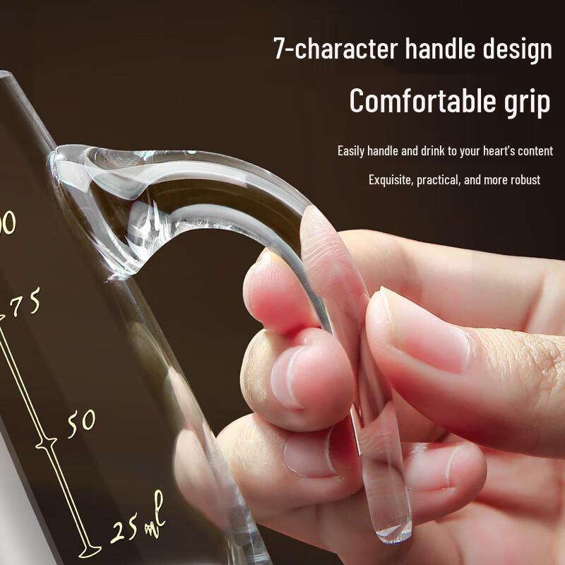 Handmade Lead-Free Crystal Glass Chinese Liquor Decanter & Cup Set