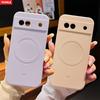 Flüssigsilikon Magnetischer Bumper Case Für Google Pixel 8A Pixel7A Original Für Magsafe Kabelloses Laden Matt Stoßfest Hülle