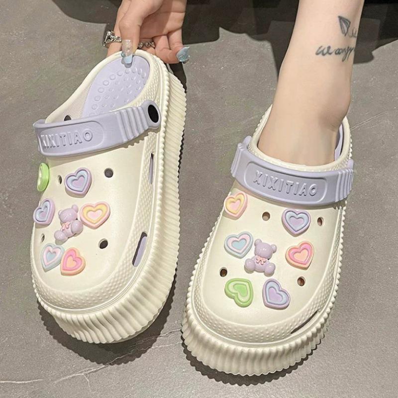 Women's Height-Boosting DIY Closed-Toe Platform Sandals