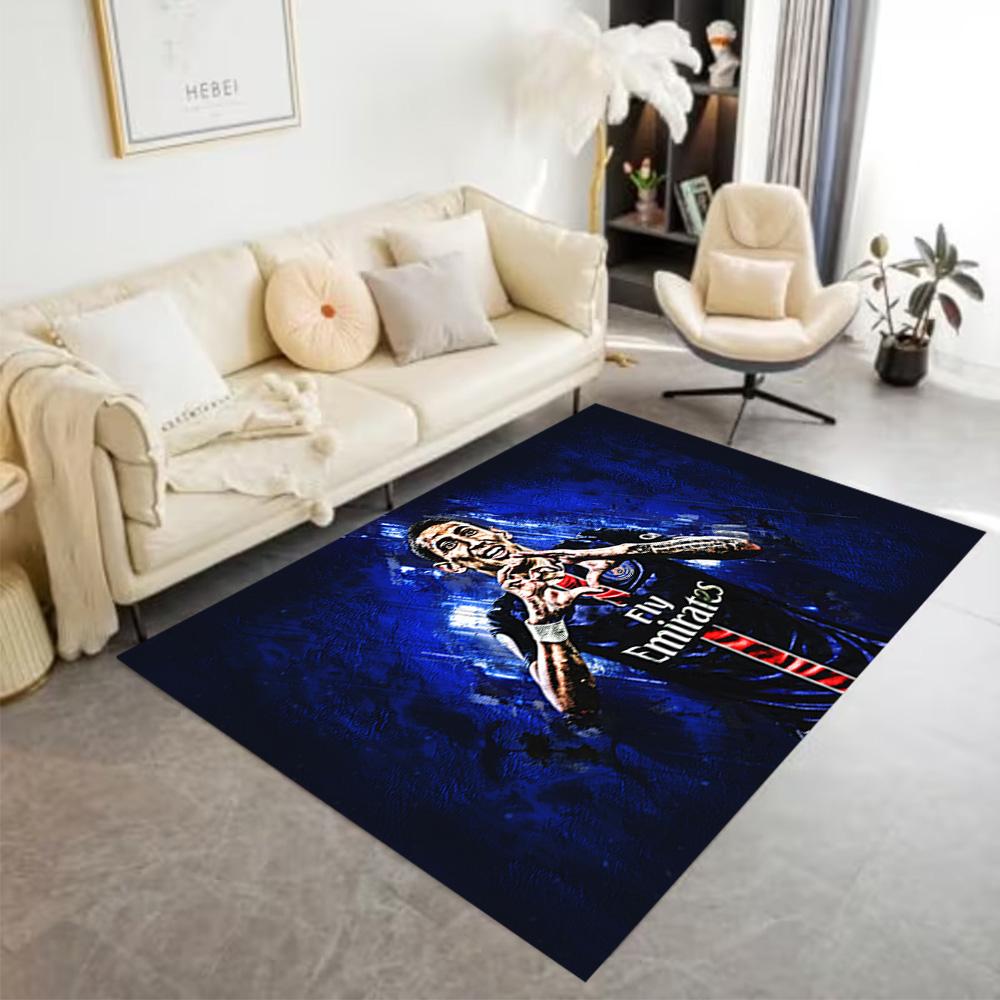 Paris Saint-germain Celebration Floor Rug Office Rug Design for Kitchen Study room Balcony Dining Room Anti-slip Rug Anime Office Decor