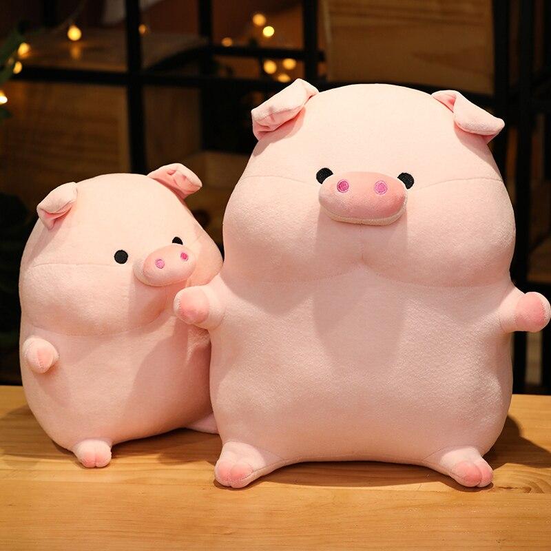 

Kawaii Little Pig, плюшевые игрушки, прекрасная имитация поросенка, плюшевая подушка, мягкие куклы для детей, девочек, на день Святого Валентина