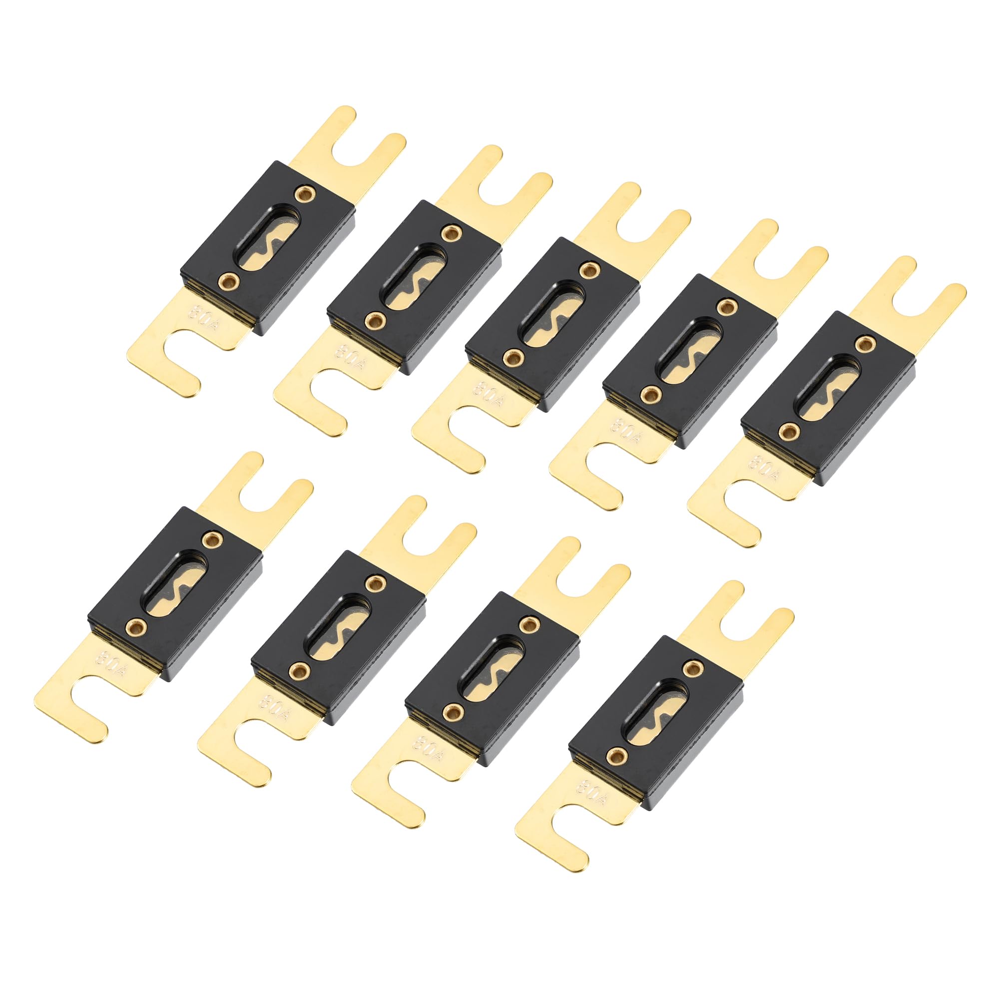 

ACROPIX 80A Go Rudotone Plated ANL Fuse - 9 Pack