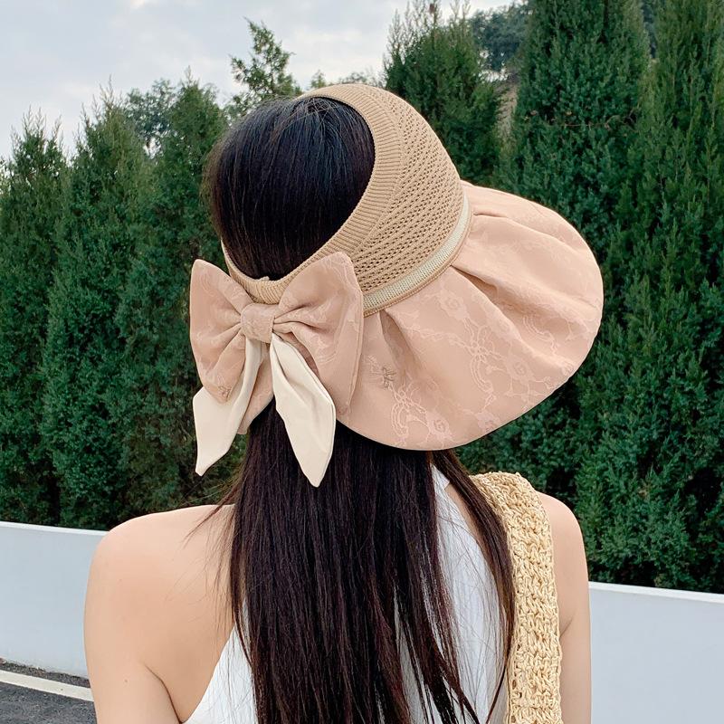 Fisherman's Hat Children's Summer Sun Protection Sun Hat Big Brim Empty Top Breathable Sun Hat Outdoor Travel Shows a Small Tide