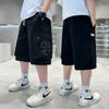 Children's clothing boys' summer pants 2026 new style mid to large children's summer shorts boys' summer thin five quarter pants
