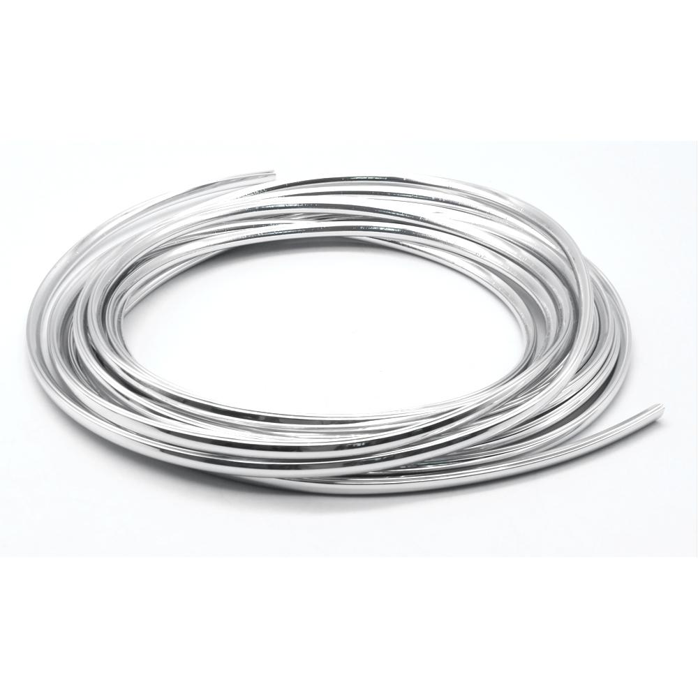 6M Car Door Edge Scratch Protection Strips Bumper Anti Collision Strip DIY Silver PVC Molding Decorative Strip Auto Accessories