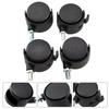 Feet Caster Furniture Wheel Chair Replacement Restaurant Cart Floor-protecting For Coffee Table Hardware Plastic Accessories