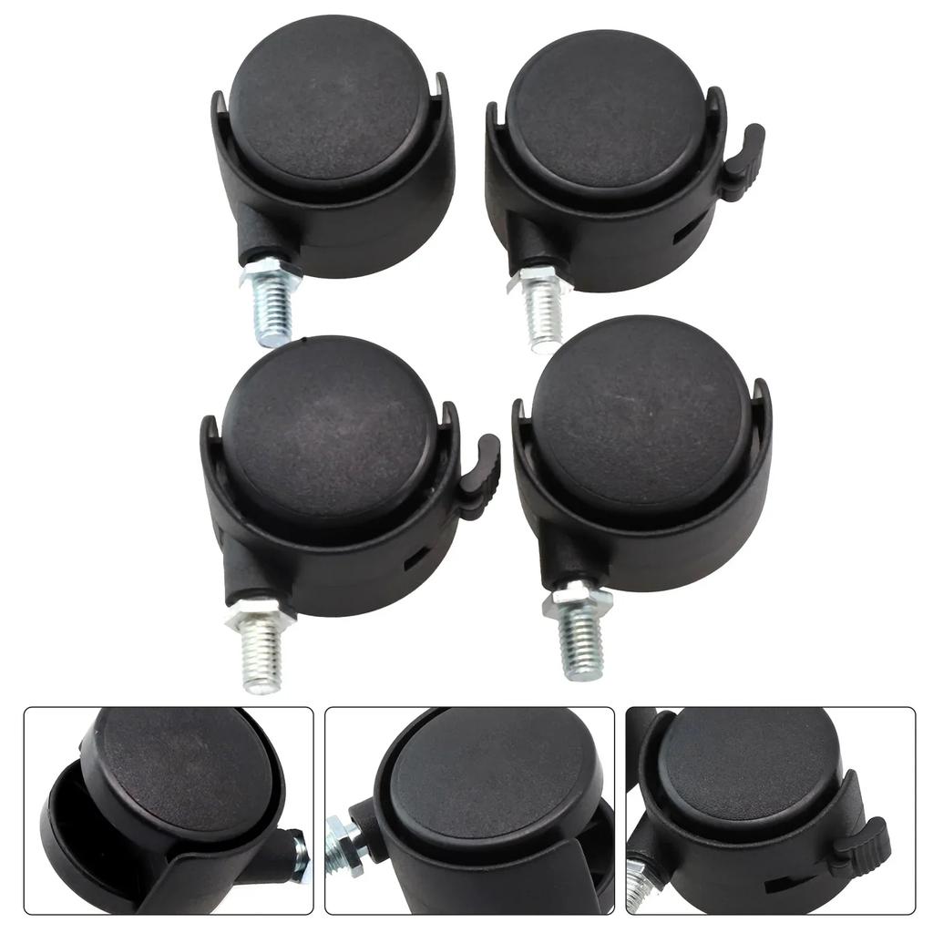 Feet Caster Furniture Wheel Chair Replacement Restaurant Cart Floor-protecting For Coffee Table Hardware Plastic Accessories