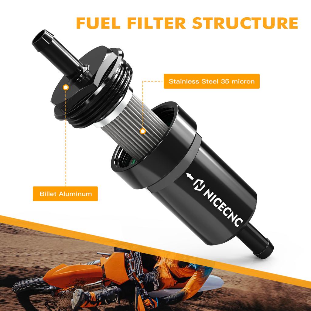 NICECNC For KTM EXC 300 2018-2023 35 Micron In Tank Fuel Filter For KTM EXC-F 350 XC-W 500 TPi SX-F 450 XC-F 690 Enduro R SMC R