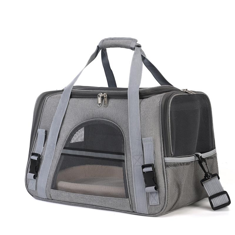 Cat Out-and-out Portable Pet Bag Cat Pet Breathable Cross-body Bag Cat Backpack  Small Dog Bag
