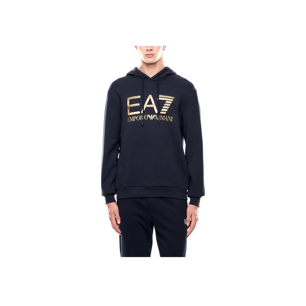 Emporio Armani EA7 FW25 Logo Stretch Cotton Hoodie Men hoodies 7M001190-AF17787-UB102