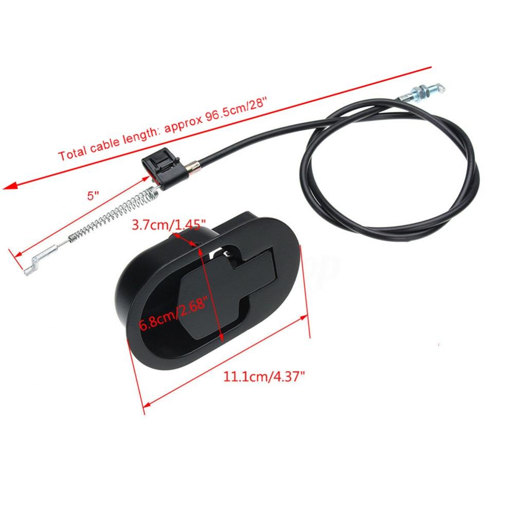 Black finished surface Pull Cable Switch Aluminum accessory parts Furniture Latch Sofa chair refit