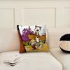 Cartoon C-Calvin and H-Hobbes cushion cover Cushion Room Bedroom Headboard Sofa Living Backrest Nap Time Pillow Case