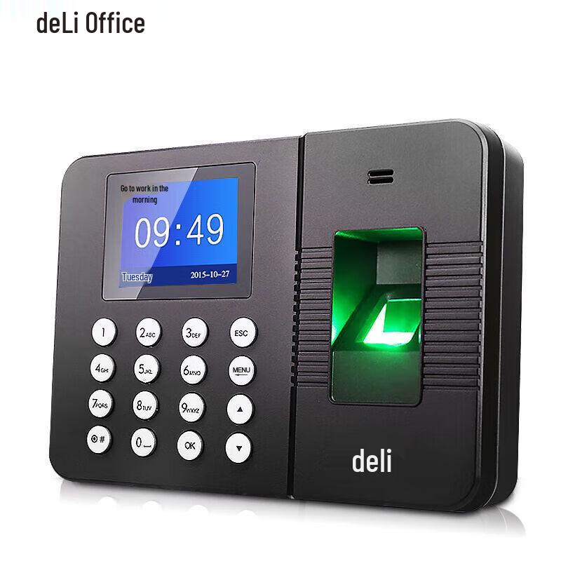 

Deli 3906Z Fingerprint Time Attendance System CN plug (adapter included)