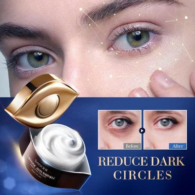 Crema contorno occhi rassodante antirughe alla caffeina da 20 g, idrata la zona degli occhi, riduce le occhiaie e rassoda le rughe