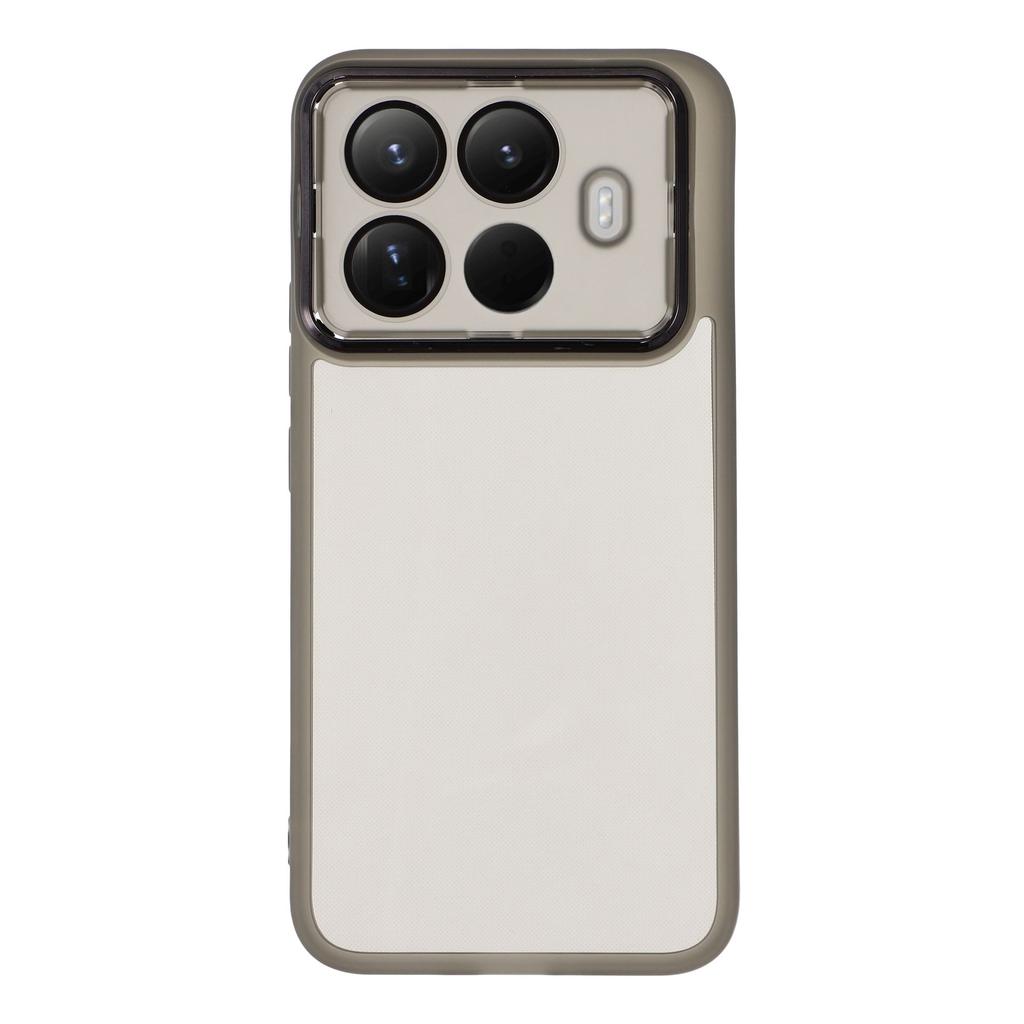 For Xiaomi 15T Pro Case Electroplated Camera Frame TPU Phone Cover