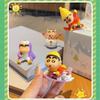 Crayon Shin-Chan Skiing now Romantic Poem Series Action Figurines Model Toys  Car Decoration Desktop Birthday Gifts