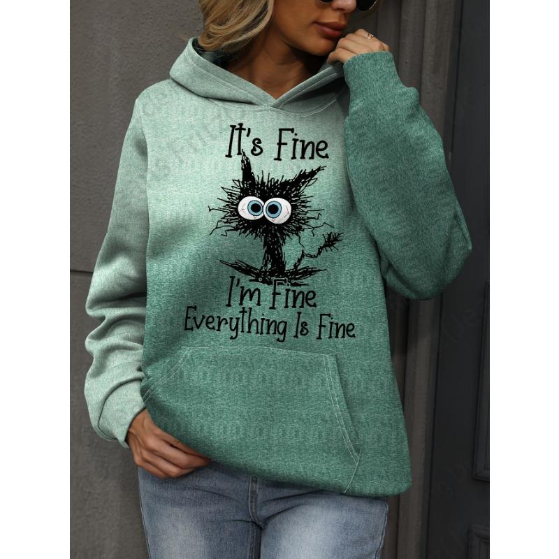 Cartoon Anime Cat 3d Print Women HoodieFashion Oversized Hoodies Autumn Sweat Coat Manga Sweatshirt Animal Pullover Girl Clothes