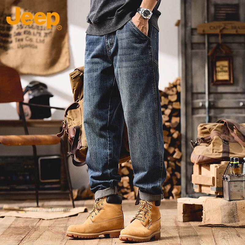 

Jeep Мужские джинсы из денима свободного прямого кроя 36