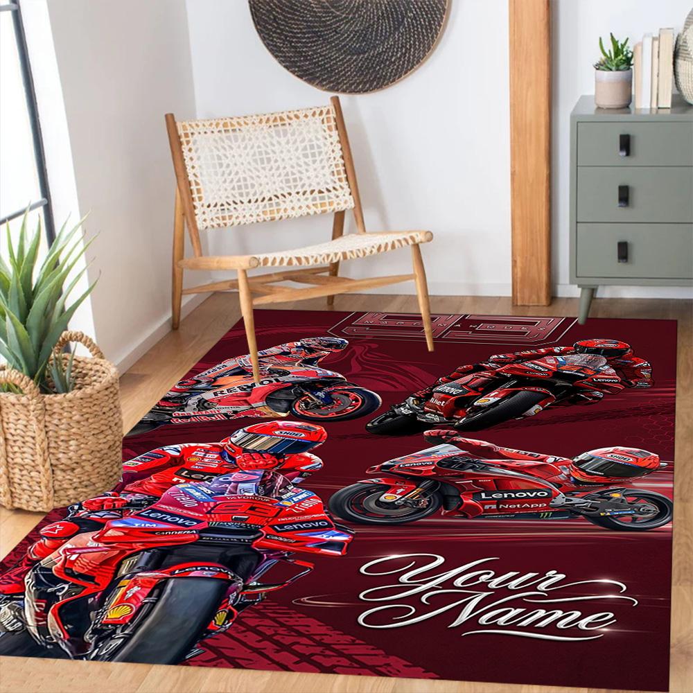 Jorge Lorenzo Personalized Text Floor Mat Suitable For Decorate Room Dormitory Playrooms Dining Room Antislip Rug Anime Office Decor