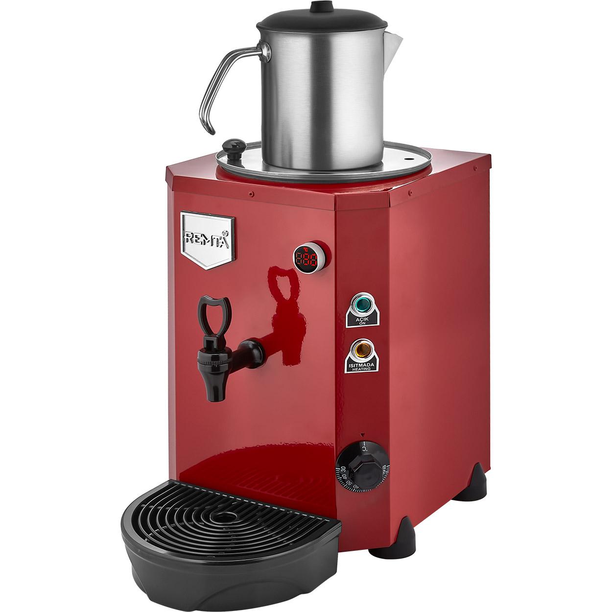 Tek Demlikli 9 lt Jumbo Çay Makinesi rouge