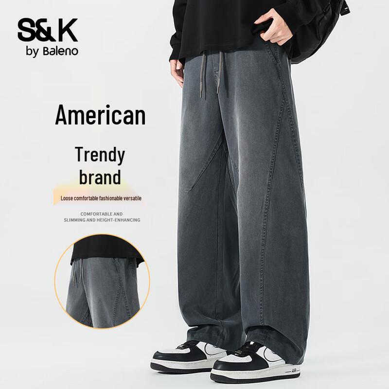 

Baleno S&K Series Men s Relaxed Straight-Leg Casual Pants XL