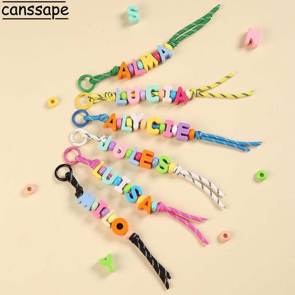 Handbag Pendant Car Jewelry Customized Name Key Chain Acrylic Letter Charm Birthday Gift Ideal Gifts for Family Friend Worker