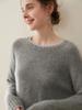 Women's Cashmere Raglan Sleeve Sweater - Round Neck, Autumn/Winter Fashion