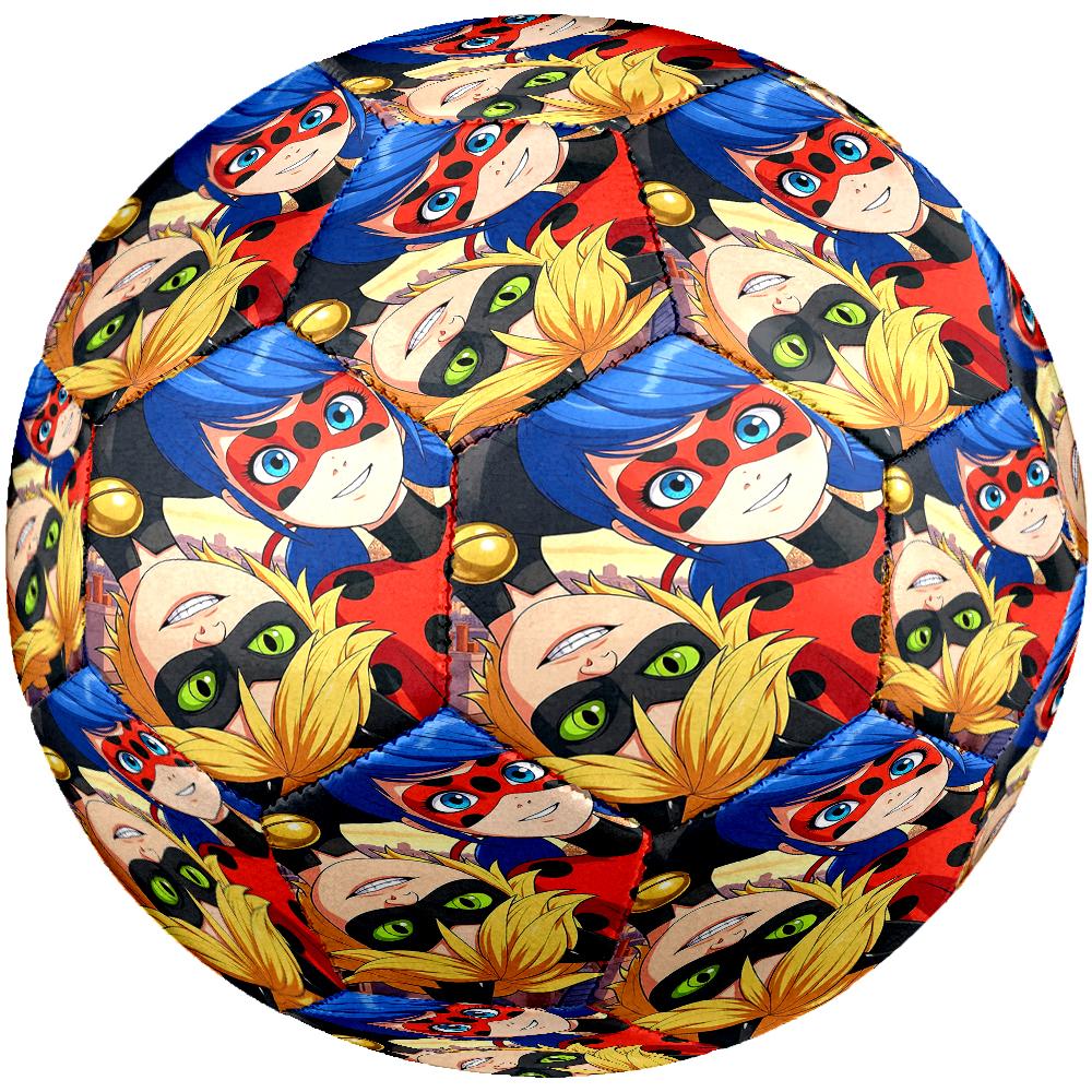 Miraculous Theme Size 5 Soccer Ball, Suitable for Both Indoor and Outdoor Matches, a Gift Suitable for Everyone.