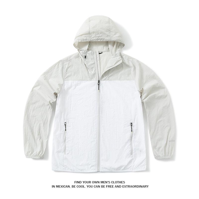 Lightweight Breathable Sun Protection Jacket - Summer Thin Hooded Outdoor Travel Wear for Couples