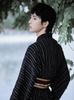 Yukata Kimono-sett Midjebelte Lett å kle på Yukata-sett Sommerklær Festival Fyrverkeri Yukata Kule Enkle Enkle Japanske Klær Jinbei En Størrelse