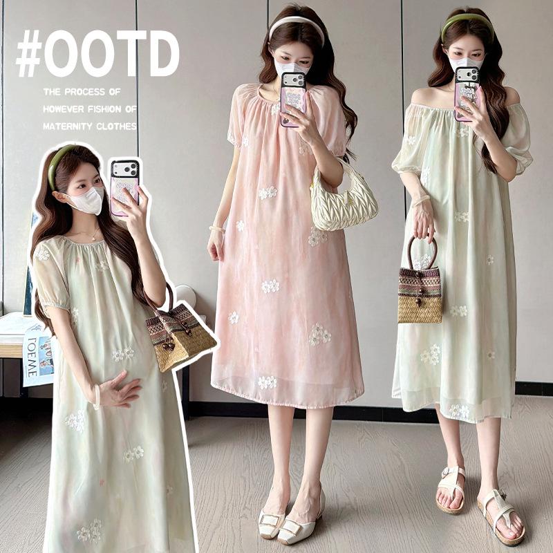 Maternity Summer Dress 2026: Chic, Fresh, Mid-Length Design