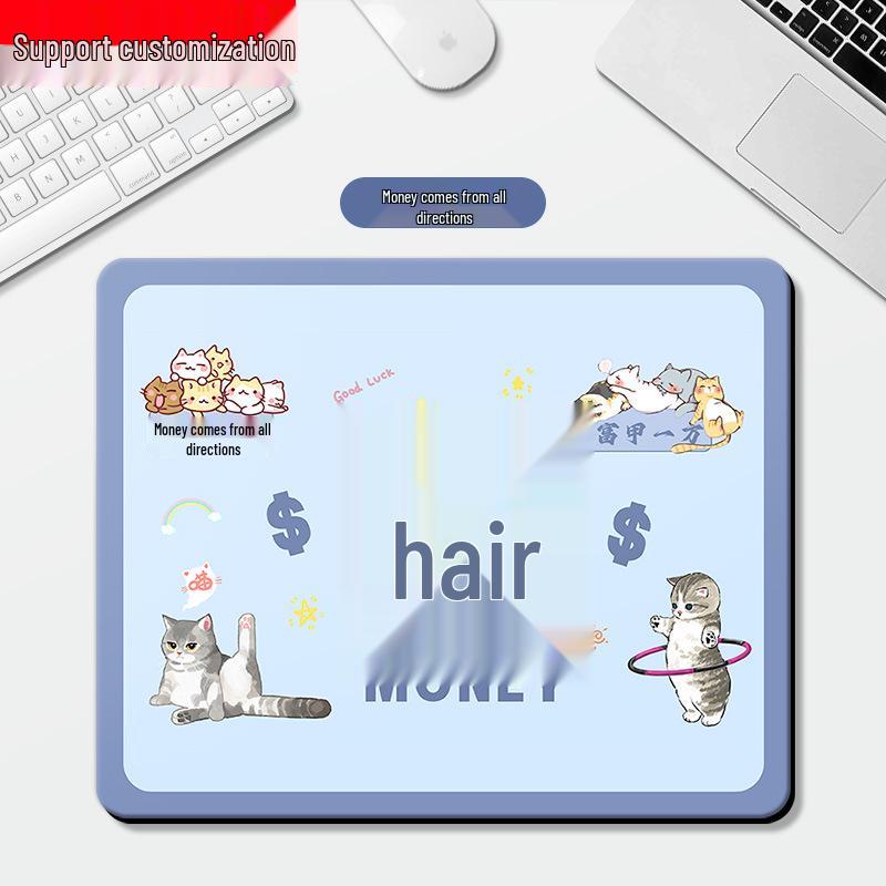 Charming Mouse Pad with Wrist Rest - Cute and Simple Desk Accessory for Girls and Students