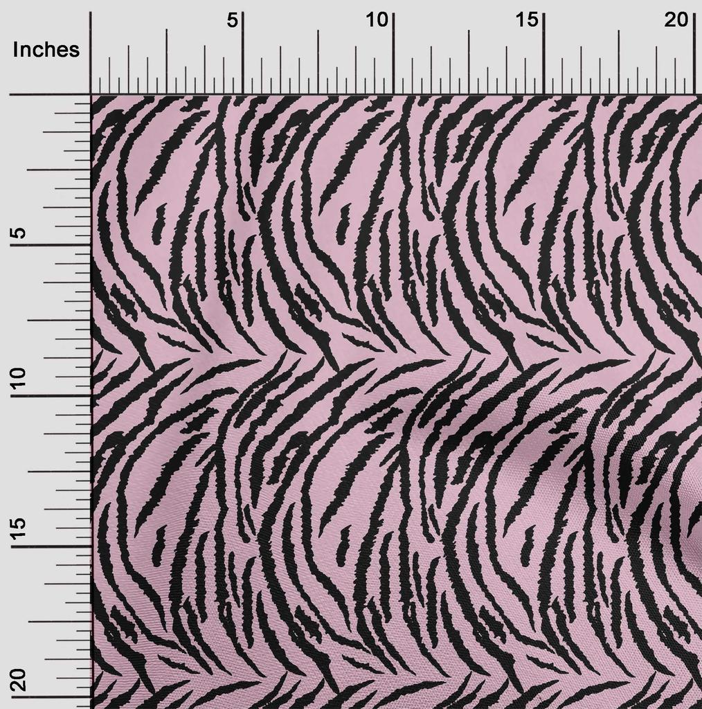 oneOone Cotton Flex Lime Green Fabric Tiger Animal Skin Sewing Fabric By The Yard Printed Diy Clothing Sewing Supplies 40 Inch