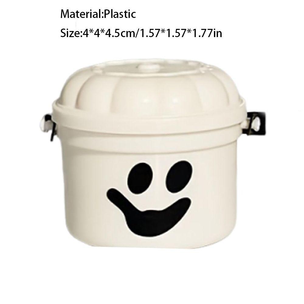 Spooky Demon Halloween Mini Boo Bucket With Handles Party Halloween Nostalgia Buckets Plastic Trick or Treat Buckets