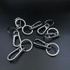 Total: 5 Pieces Material: Zinc Alloy Carabiner Small Carabiner Stainless Steel Carabiner Waist Tool Carabiner Triangle Ring Key Holder Stainless Steel