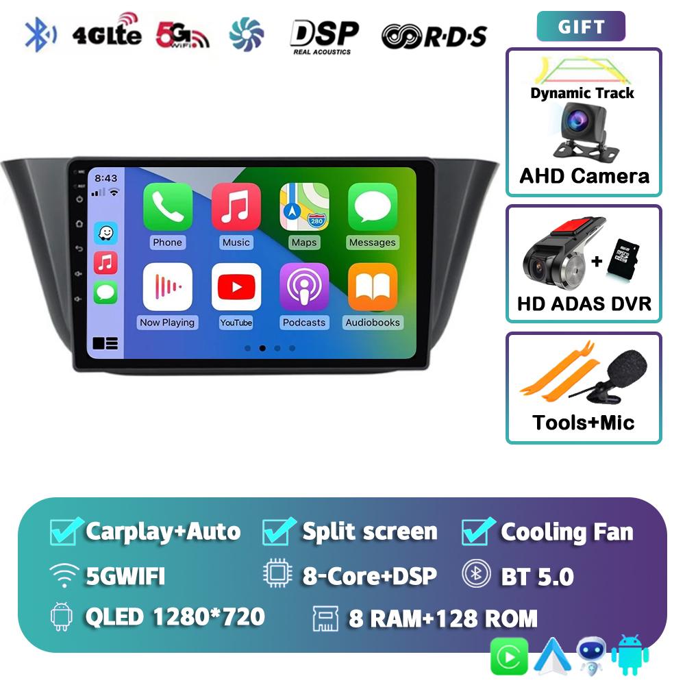 Android 14 Carplay Auto For Iveco Daily 2013 - 2018 2019 2020 2021 Car Radio Multimedia Player Stereo WiFi+4G BT 360 Camera DPS