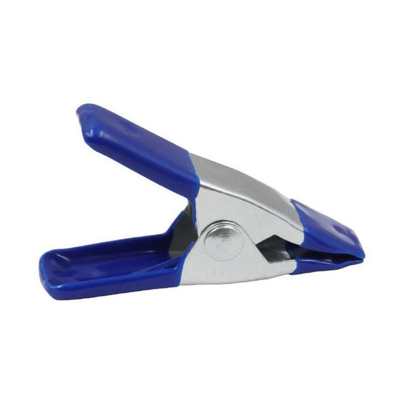Metal Spring Clamps Plastic Handle Clip Spring Clamps Soft Plastic Tips Grip Woodworking Grip Powerful Tools